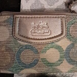 Coach Silver Wristlet
